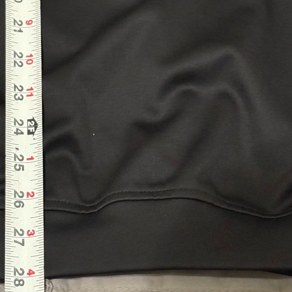 Zero‎ Restriction Tour Series Mens XL Black Quarter Zip Golf Vest Pullover